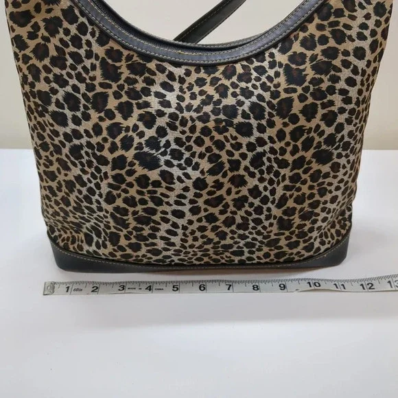 Charter Club Classics Leopard print shoulder purse - Picture 5 of 12